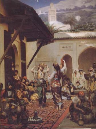 Felix de vuillefroy Une reception en Algerie (mk32) France oil painting art